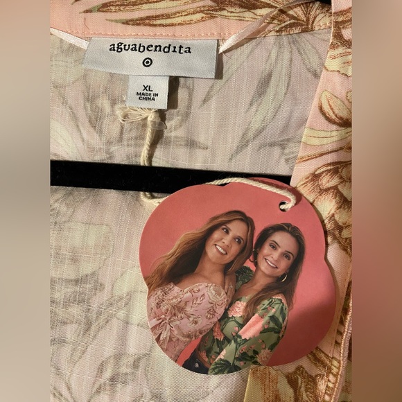 NWT aguabendita floral sleep romper. SZ XL - Picture 4 of 4